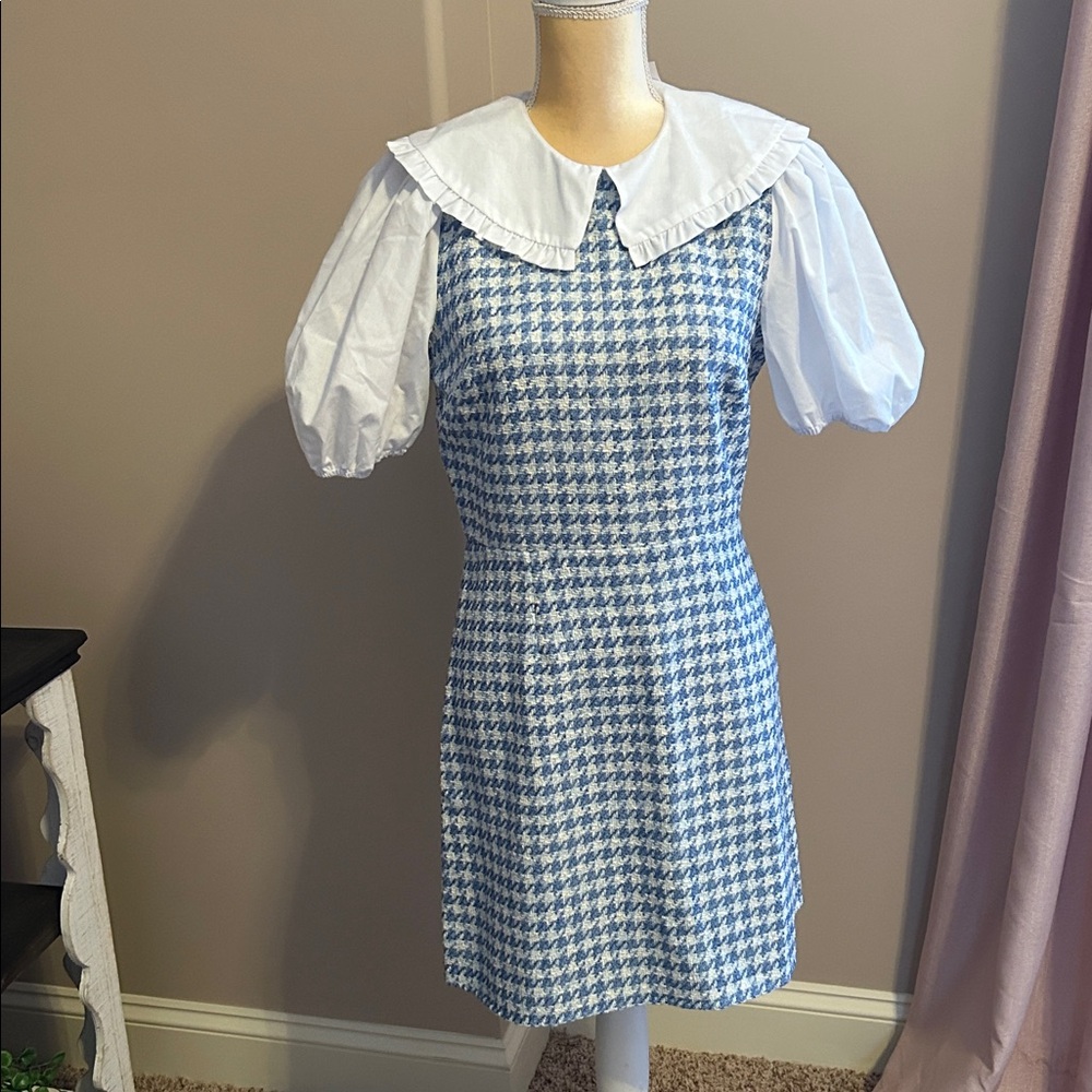 NWT Miss Selfridge Gingham Dress(size 6) - Picture 4 of 10